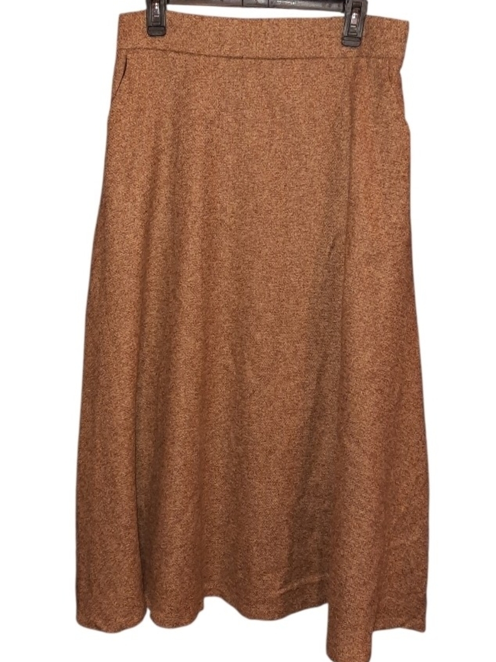 NWT, Classic A-Line Maxi Skirt in Camel